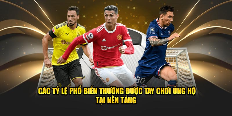 Các tỷ lệ phổ biến thường được tay chơi ủng hộ tại nền tảng